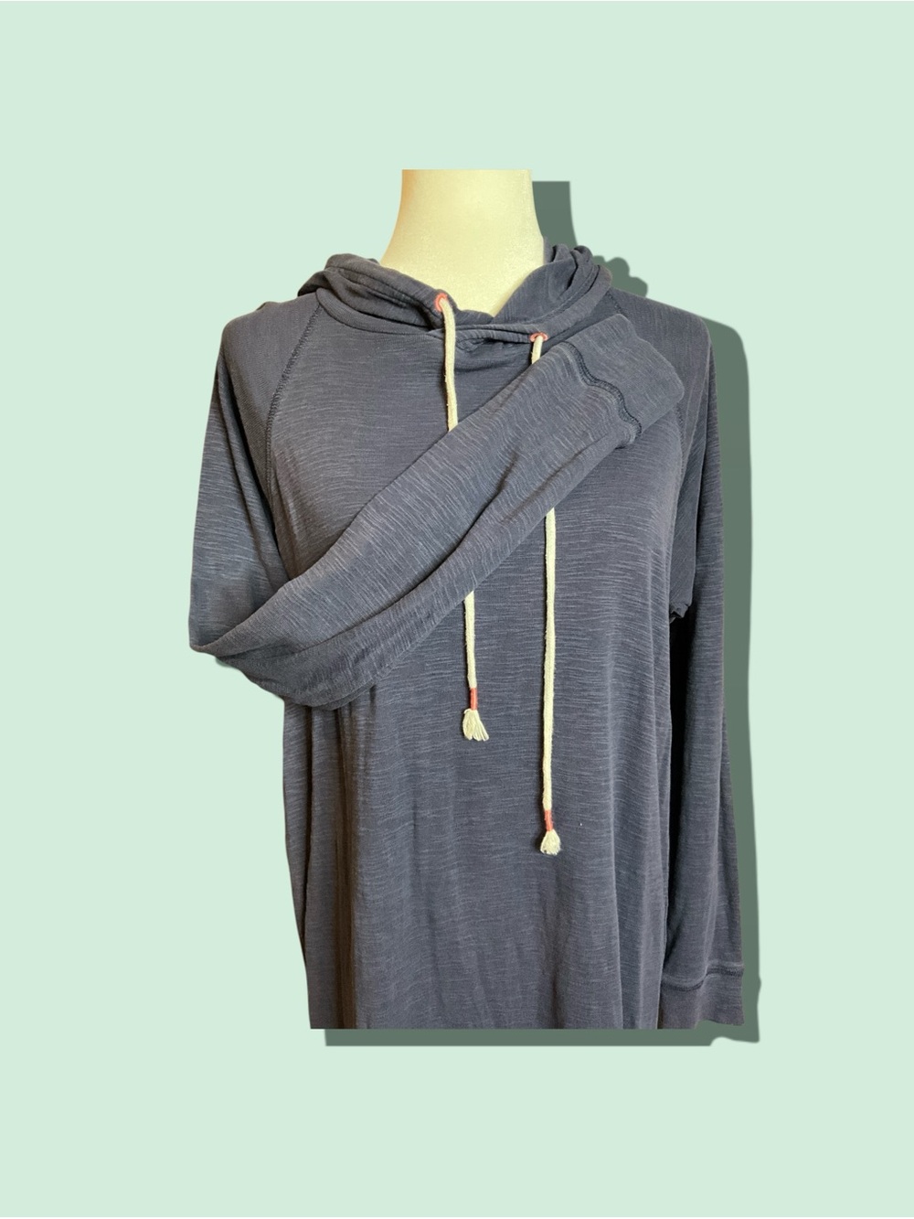 Southern Tide Navy Hooded Tunic Dress - Picture 2 of 6